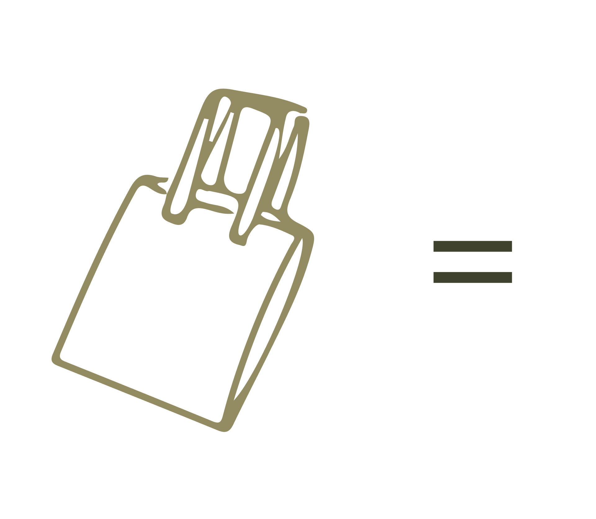 Ilustración de bolsa de papel Mottainai